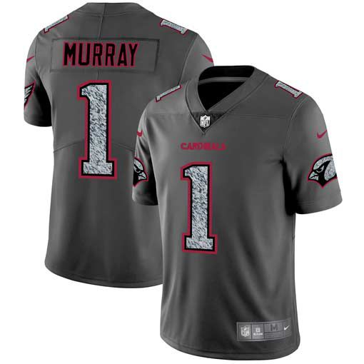 Men Arizona Cardinals #1 Murray Nike Teams Gray Fashion Static Limited NFL Jerseys